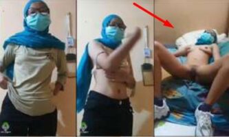 Booking Cewek Jilbab Biru Depan Supermarket Ajak Ngewe di Kost