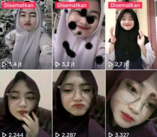 VCS Cika Tiktokers Pelajar Hijab Spill Toketnya Viral