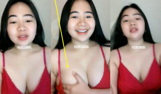 Intip Puting Susu Kak Ciamaly Pakai Daster Merah Dream